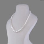Freshwater Pearl Beads Necklace Mala (White Colour)