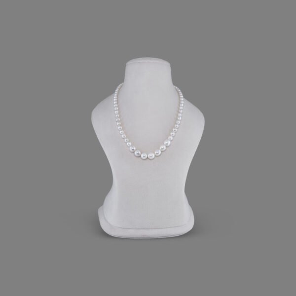 Natural Pearl Beads Necklace Mala (White Colours)
