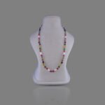 Natural Navratana Beads Necklace Mala (Multi Mix Colors)