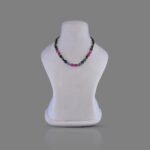 Natural Tourmaline Beads Necklace Mala (Multi Colours)