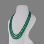 Natural Onyx Beads Necklace Mala (Green Colour)