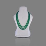 Natural Onyx Beads Necklace Mala (Green Colours)