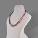 Freshwater Pearl Beads Necklace Mala ( Brown Colour )