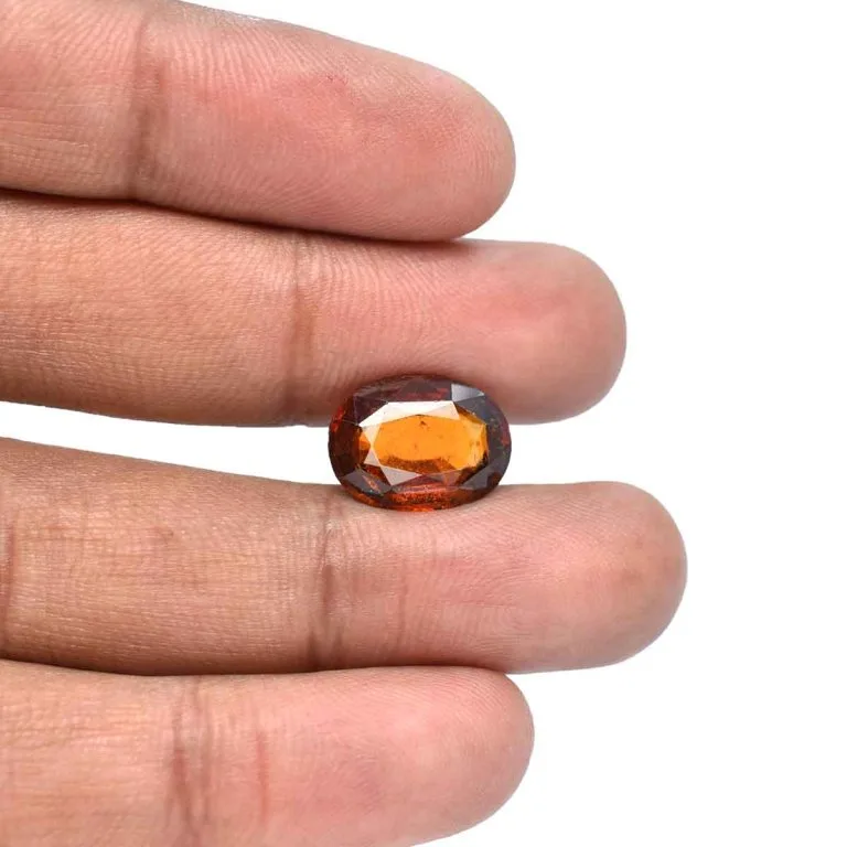 11.16 Carats Hessonite Garnet ( 12.4 Ratti Gomed ) - Image 4