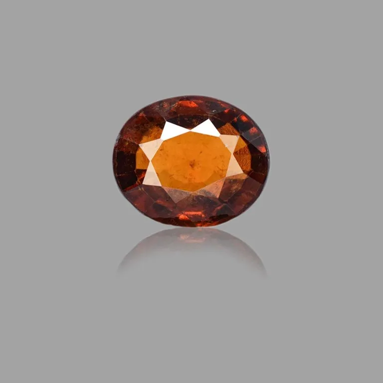 D0125-RG-GOM-121-1 7.61 Carats Hessonite Garnet ( 8.46 Ratti Gomed ) - Image 1