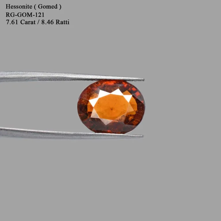 7.61 Carats Hessonite Garnet ( 8.46 Ratti Gomed ) - Image 5