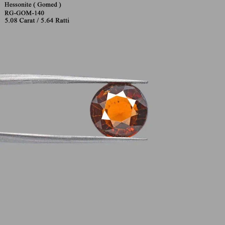 5.08 Carats Hessonite Garnet ( 5.64 Ratti Gomed ) - Image 2