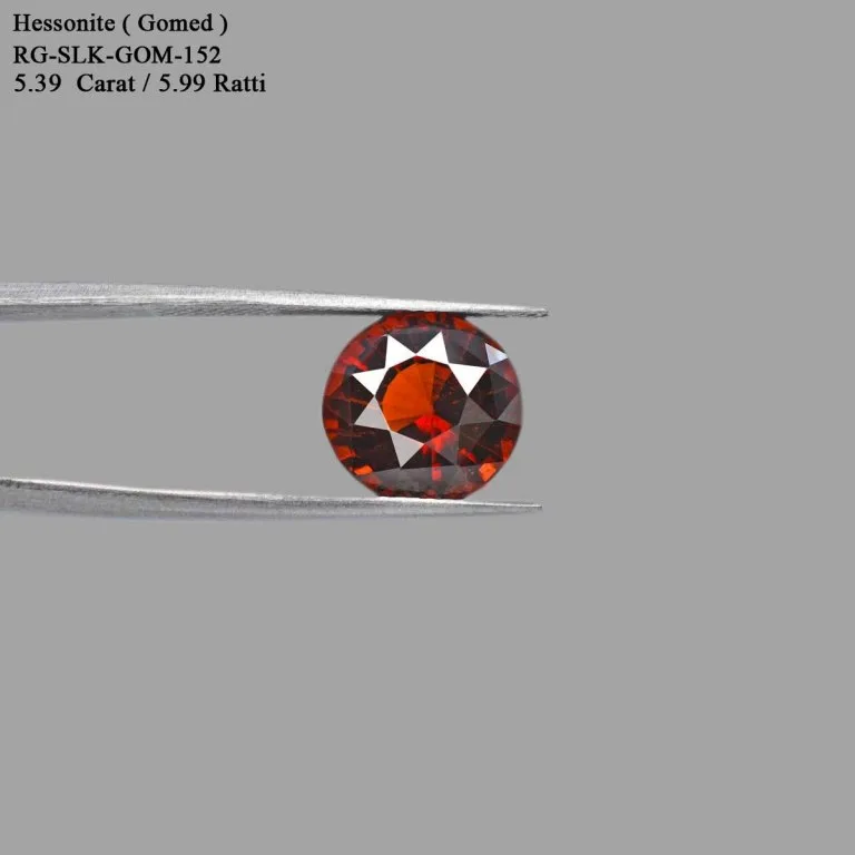 5.39 Carats Hessonite Garnet ( 5.99 Ratti Gomed ) - Image 2