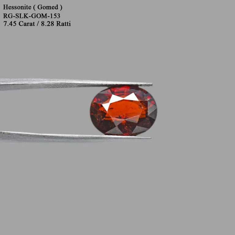 7.45 Carats Hessonite Garnet ( 8.28 Ratti Gomed ) - Image 2