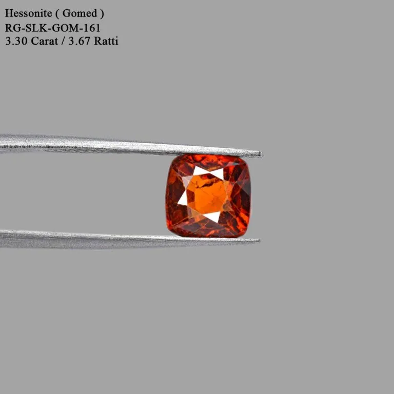 3.3 Carats Hessonite Garnet ( 3.67 Ratti Gomed ) - Image 2