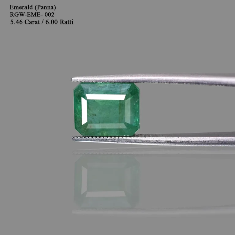 5.46 Carats Emerald ( 6 Ratti Panna ) - Image 2