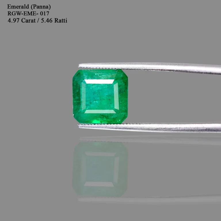 4.97 Carats Emerald ( 5.46 Ratti Panna ) - Image 2