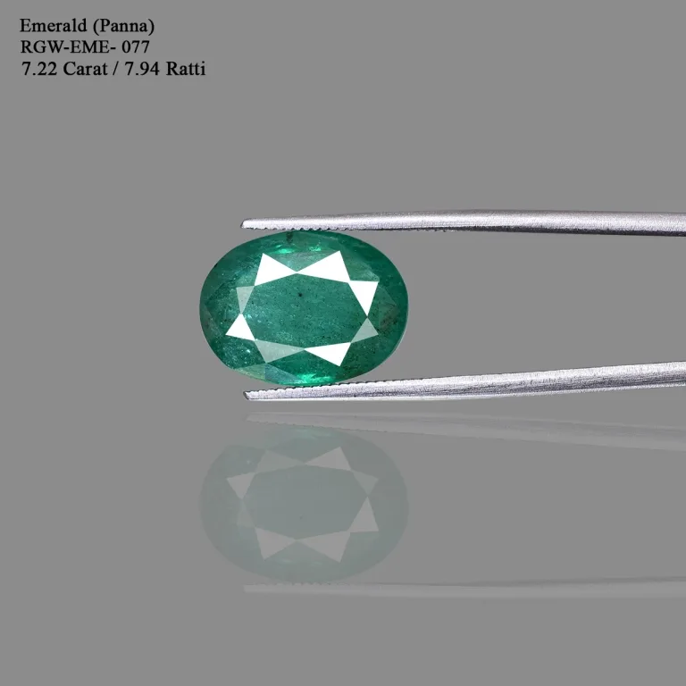 7.22 Carats Emerald ( 7.94 Ratti Panna ) - Image 2