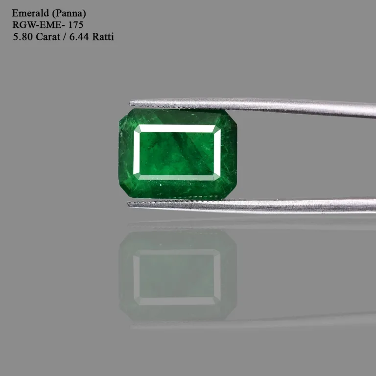 5.8 Carats Emerald ( 6.44 Ratti Panna ) - Image 2