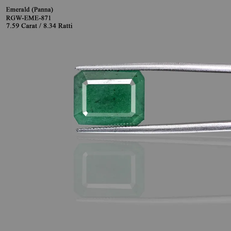 7.59 Carats Emerald ( 8.34 Ratti Panna ) - Image 2