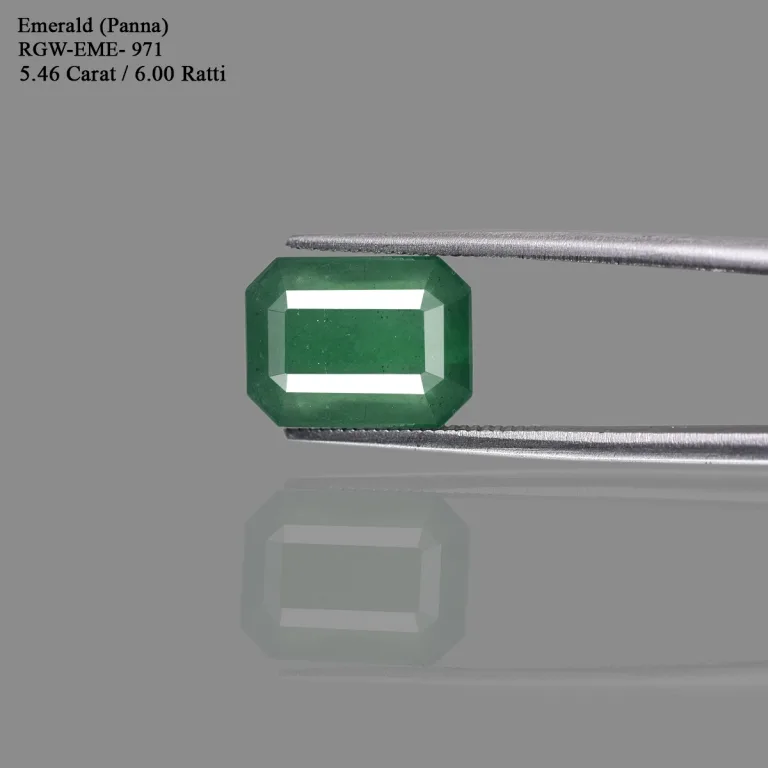 5.46 Carats Emerald ( 6 Ratti Panna ) - Image 2