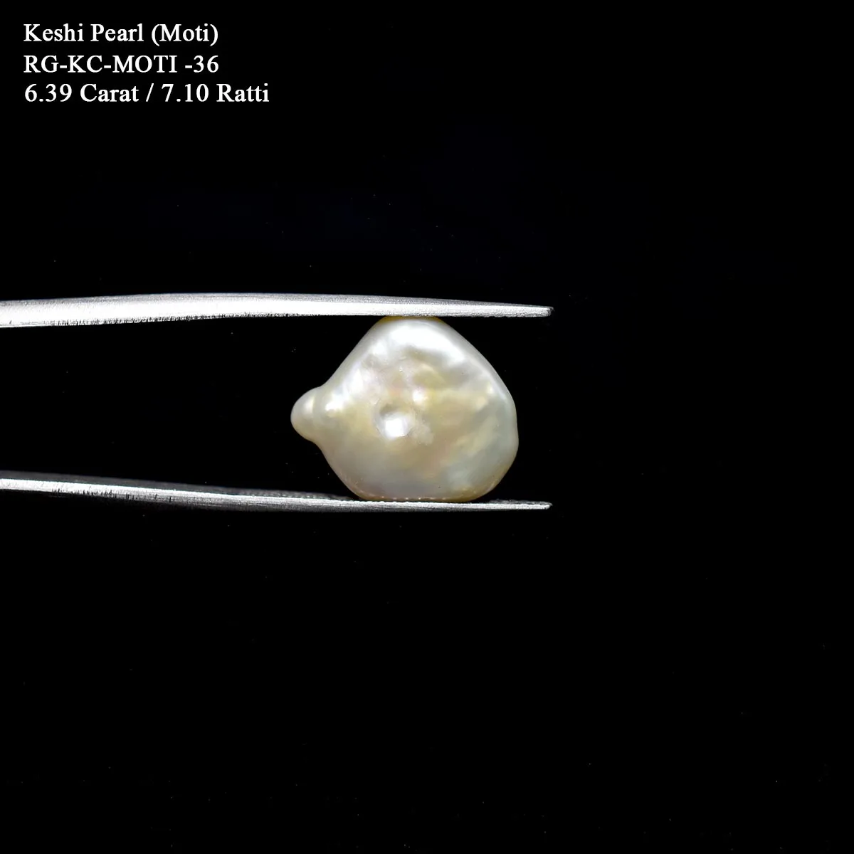6.39 Carats Keshi Pearl ( 7.1 Ratti Moti ) - Image 4