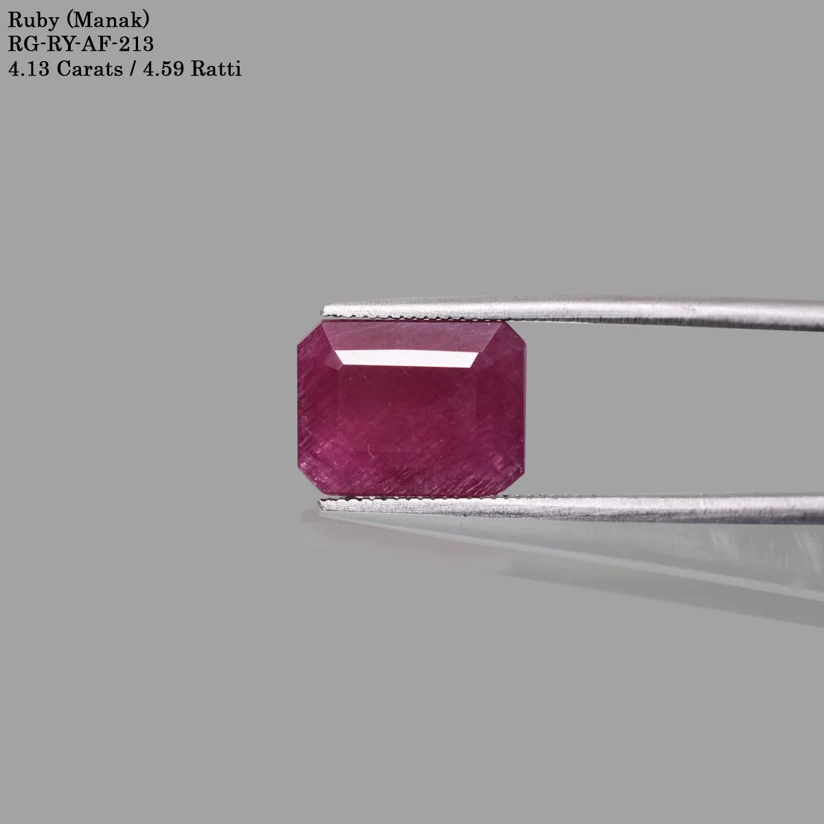4.13 Carats Ruby ( 4.59 Ratti Manak ) - Image 2