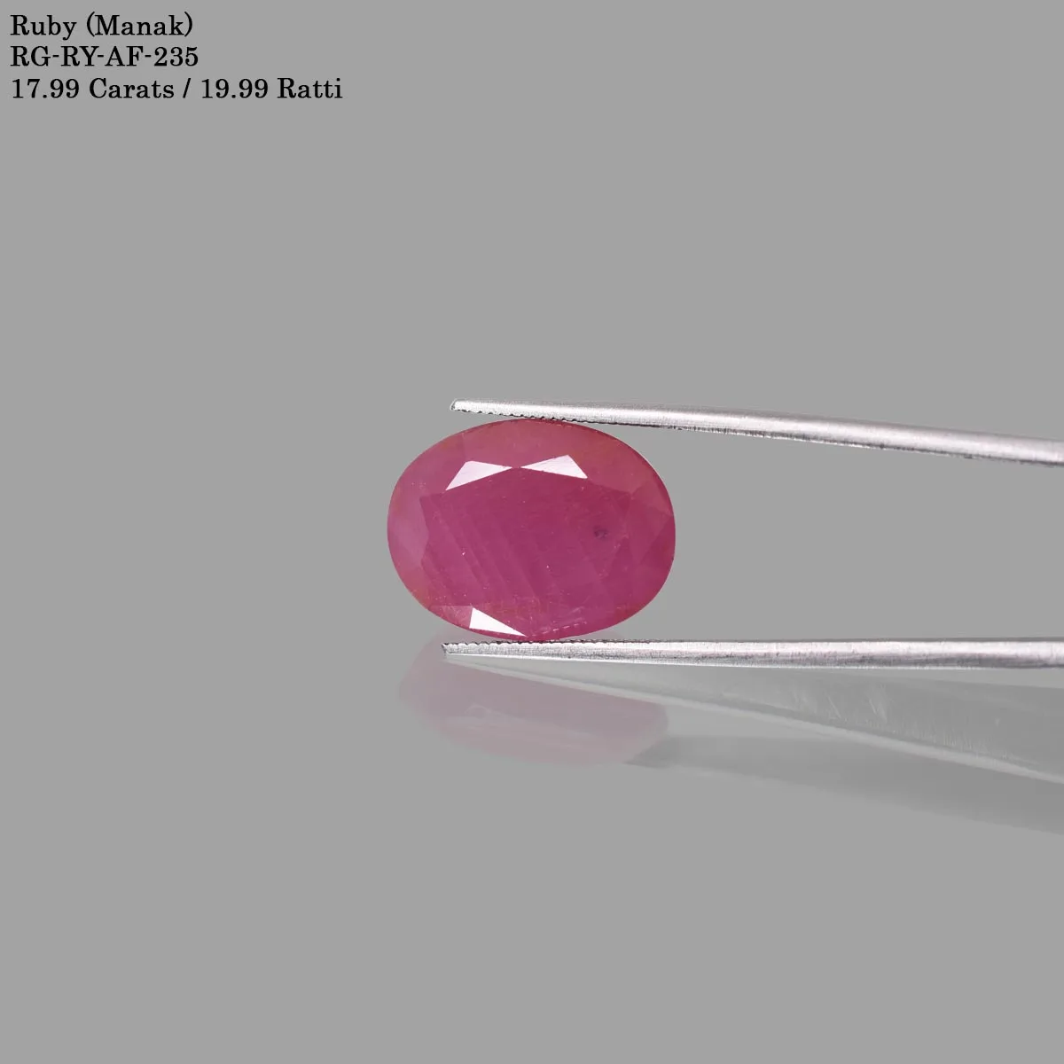 17.99 Carats Ruby ( 19.99 Ratti Manak ) - Image 2