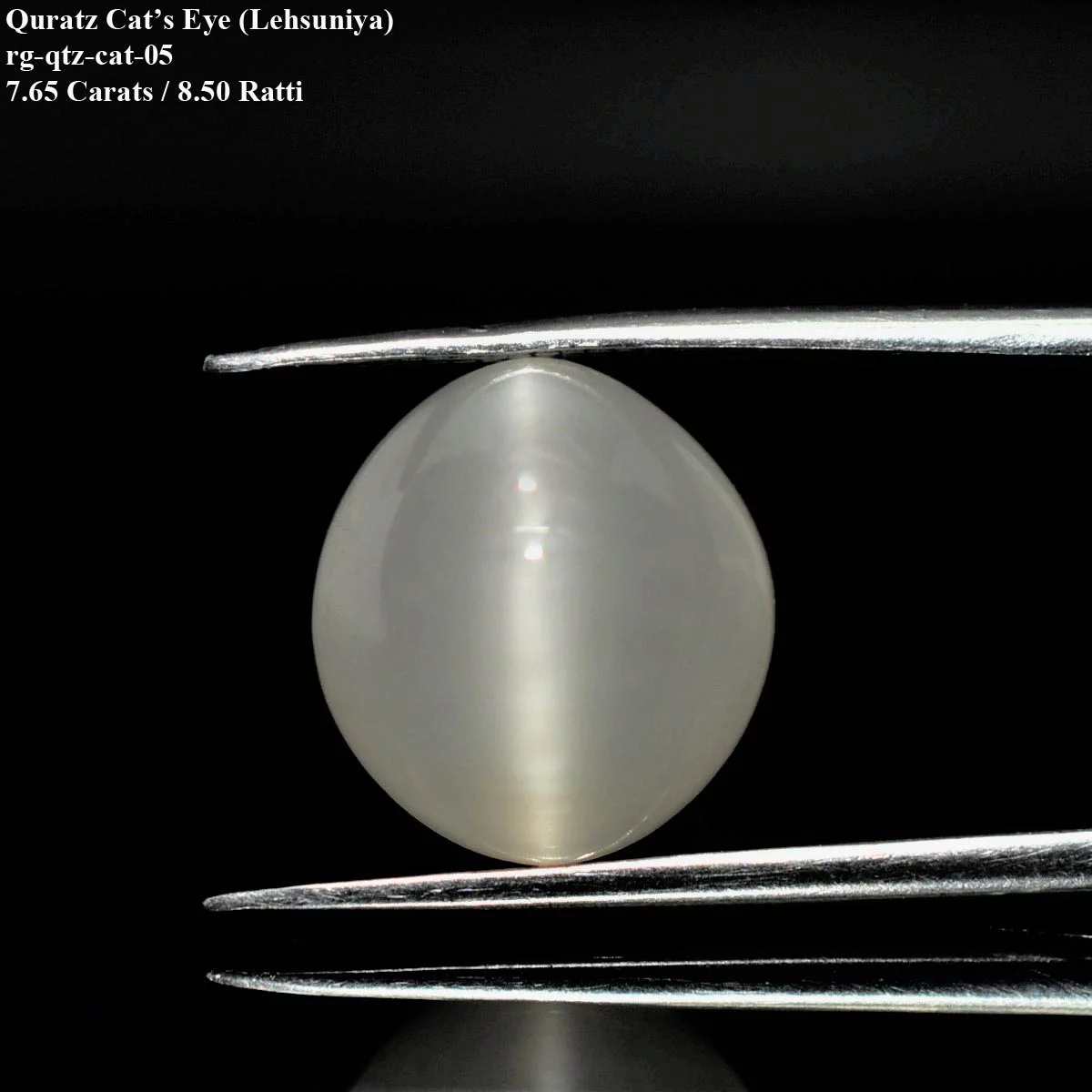 7.65 Carats Quartz Cats Eye ( 8.5 Ratti Lehsunia ) - Image 2