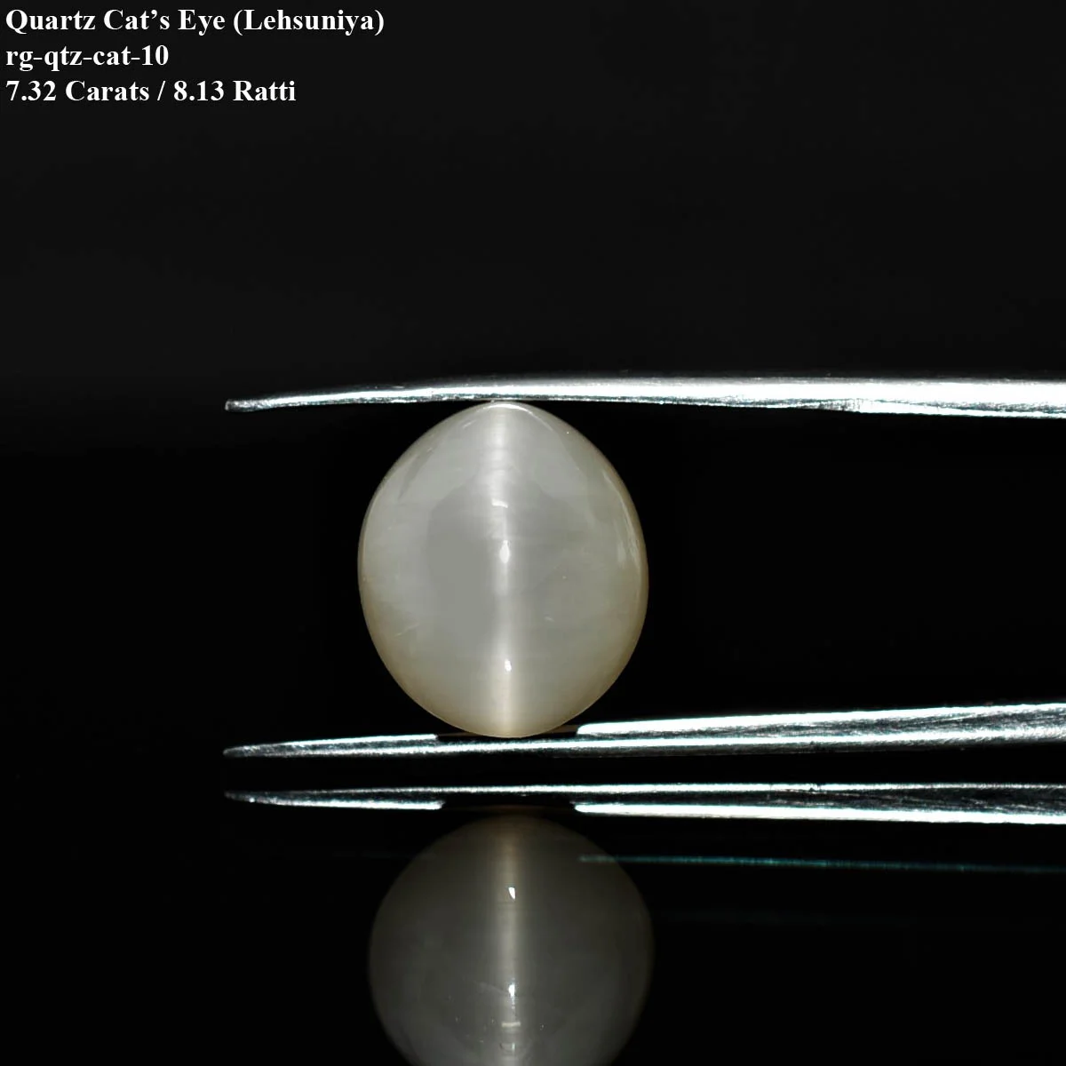 7.32 Carats Quartz Cats Eye ( 8.13 Ratti Lehsunia ) - Image 2