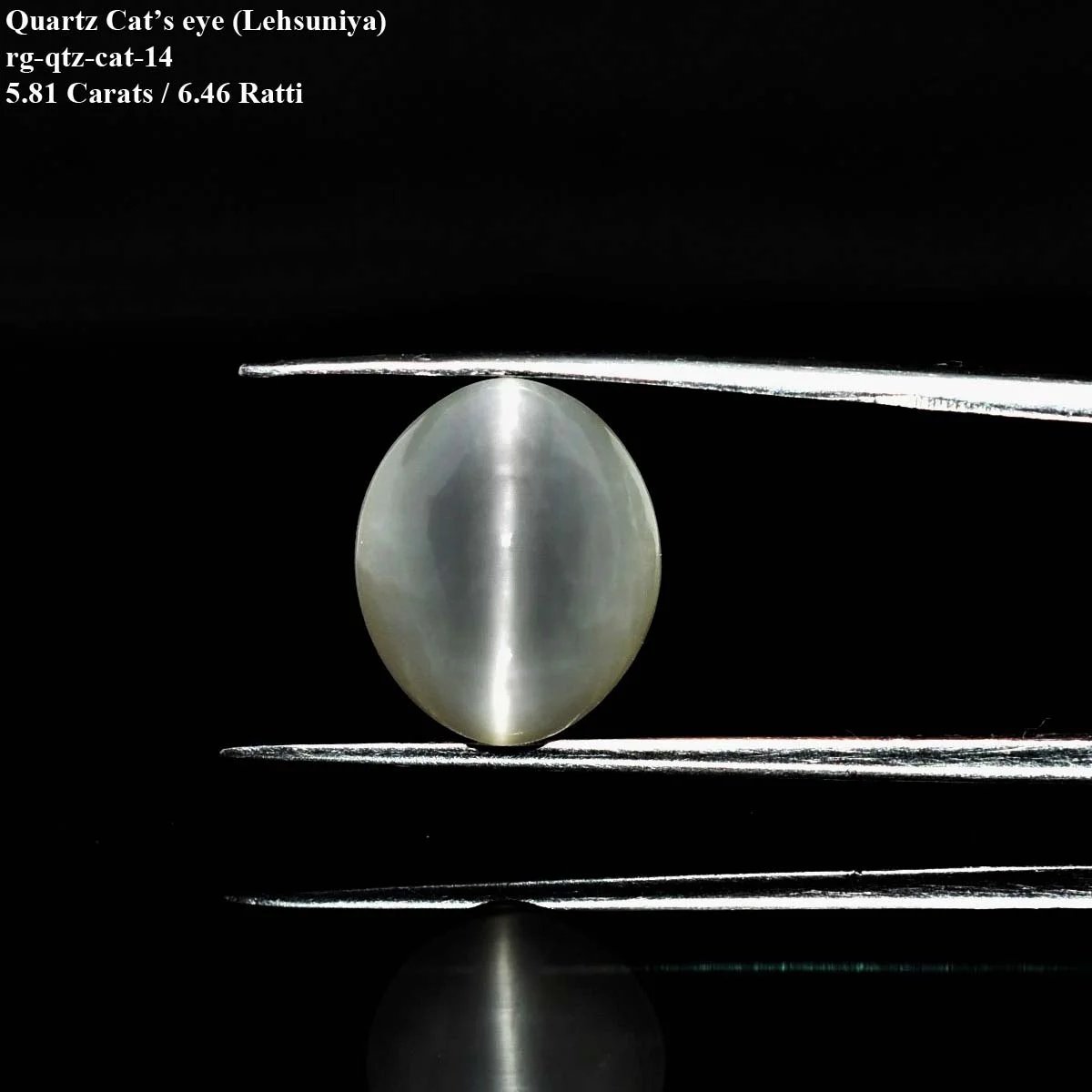 5.81 Carats Quartz Cats Eye ( 6.45 Ratti Lehsunia ) - Image 2