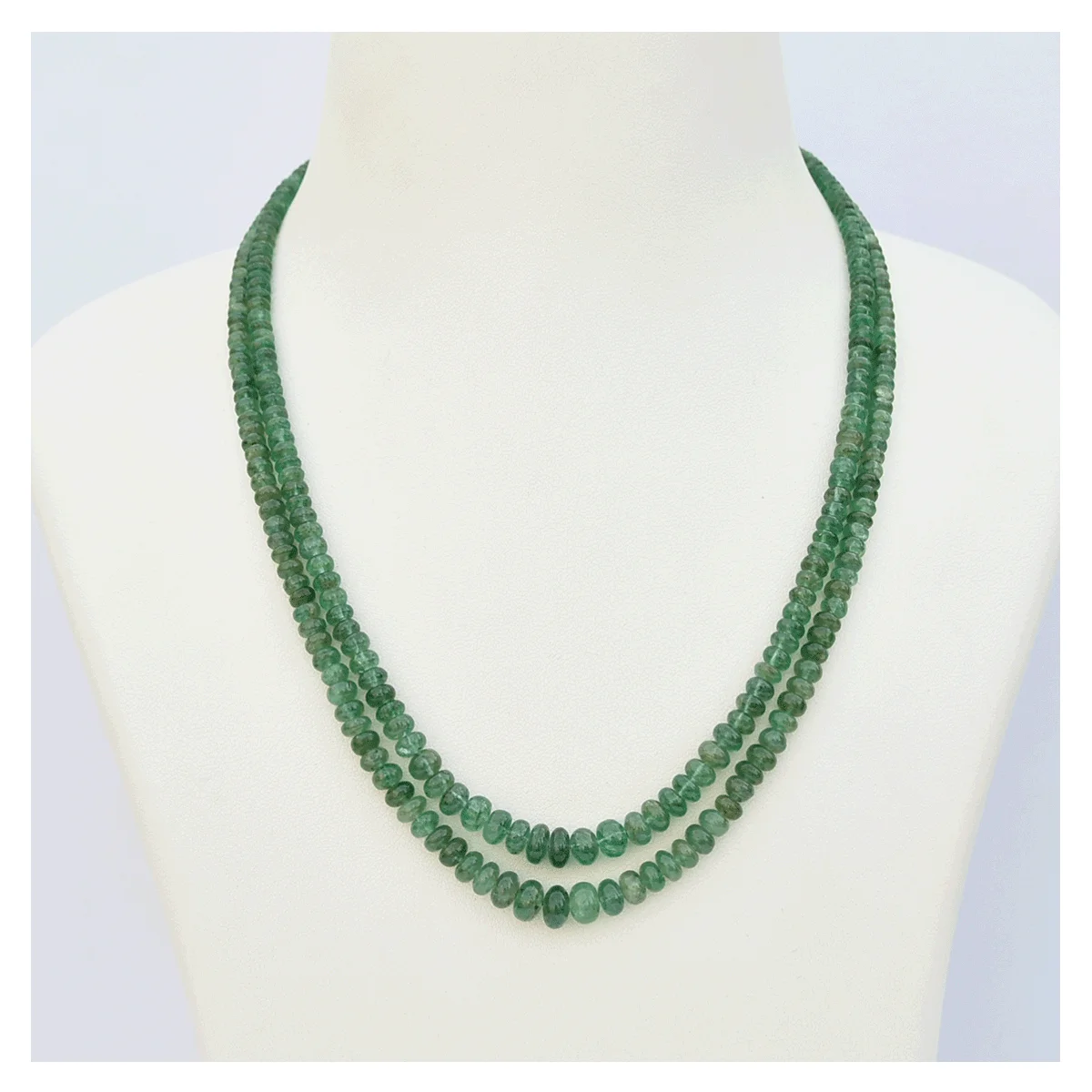 cover-img-2L-12 Precious Natural Emerald Gemstone Mala Necklace with Lab Certificate - Image 1
