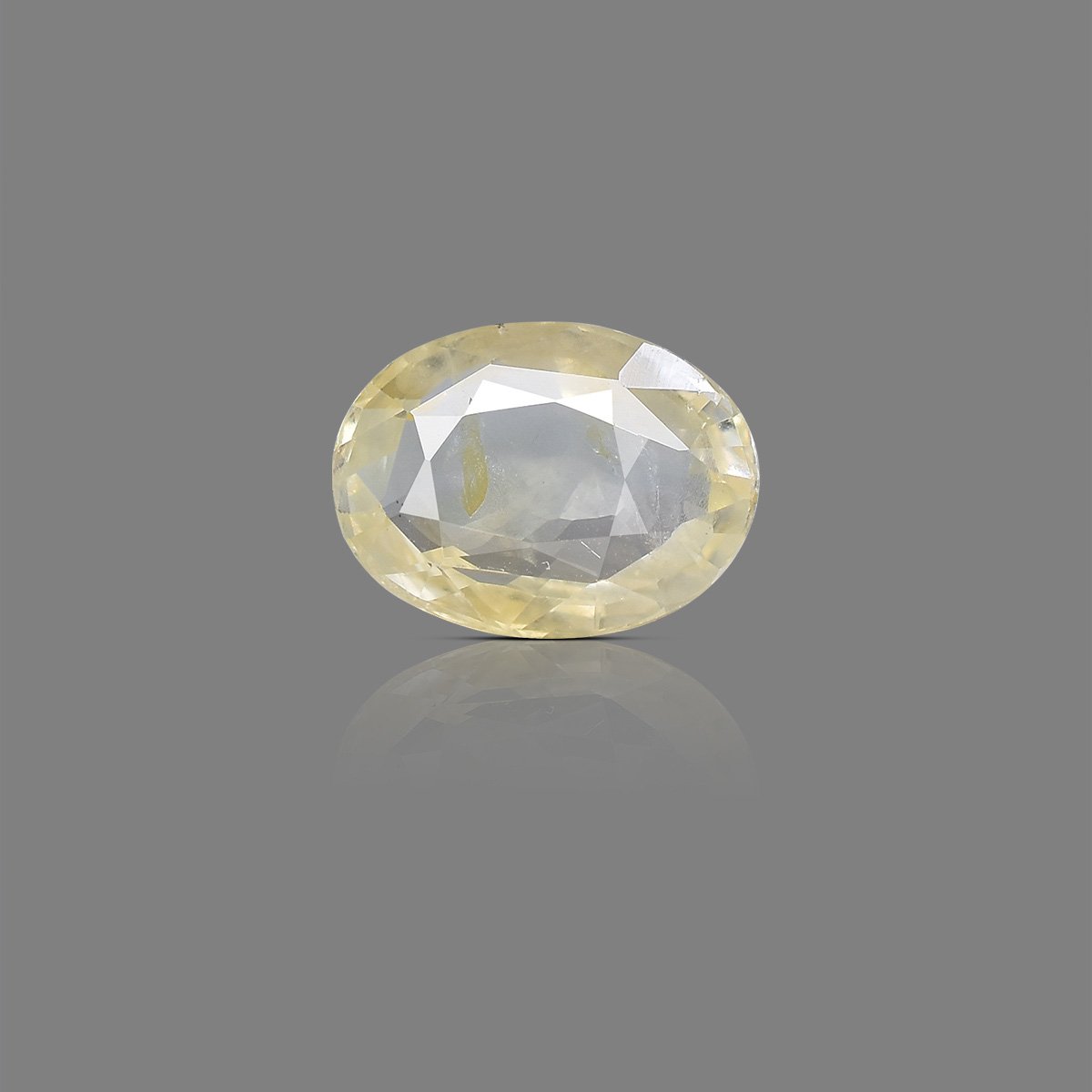 d0126-rgw-puk-878-1 3.96 carats Yellow Sapphire ( 4.4 ratti Pukhraj ) - Image 1