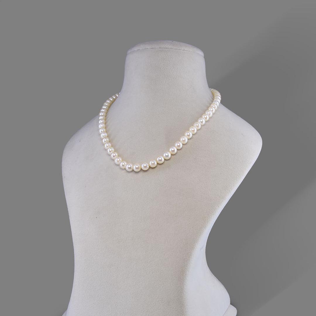 d0326-rg-akoya-moti-mala-b19-1 Japanese Akoya Pearl (Moti) Necklace - Image 1