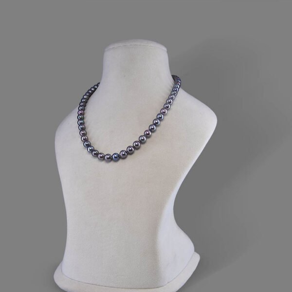 Japanese Akoya Black Pearl (Moti) Necklace