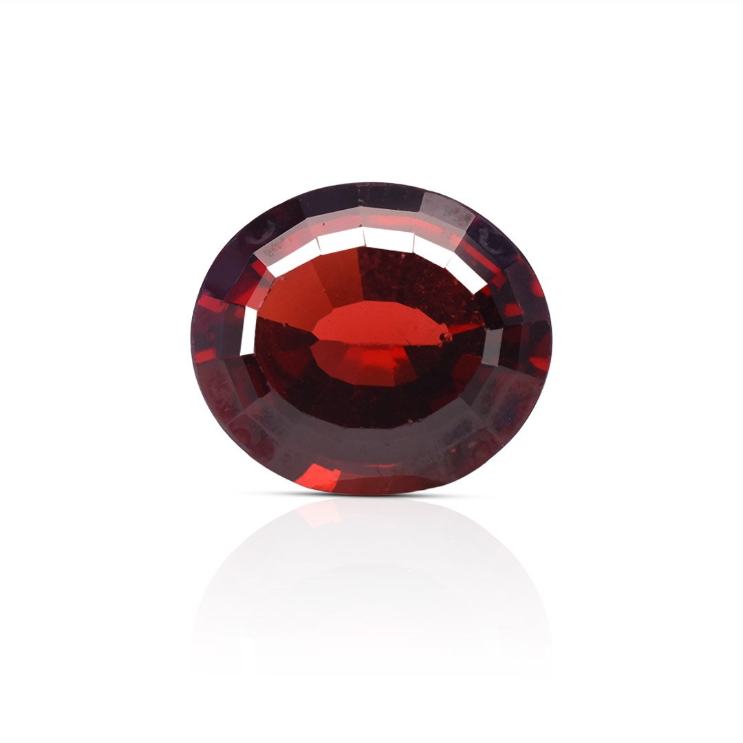 d0526-rg-grnt-11-1 5.2 carats Red Garnet ( 5.78 ratti Tamda ) - Image 1