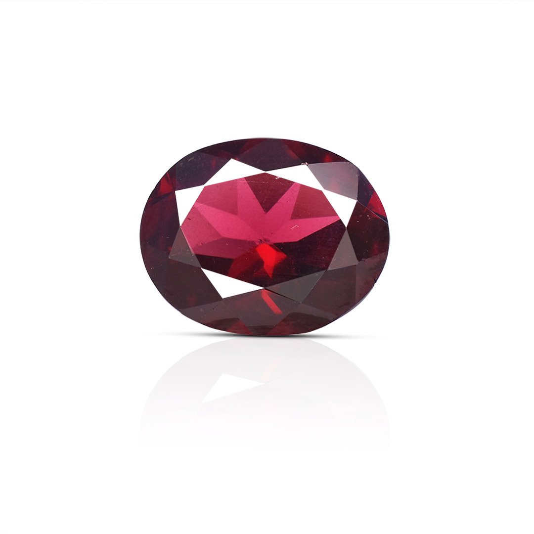 d0526-rg-grnt-12-1 5.66 carats Red Garnet ( 6.29 ratti Tamda ) - Image 1