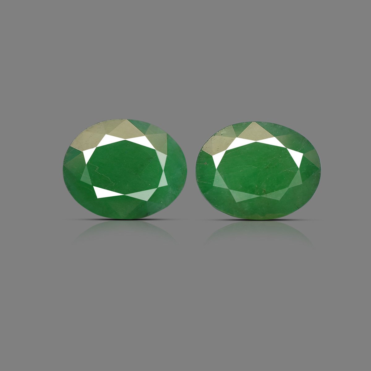 d0526-rg-pair-braz-em-717-1 10.32 Carats Emerald ( 11.47 Ratti Panna ) - Image 1