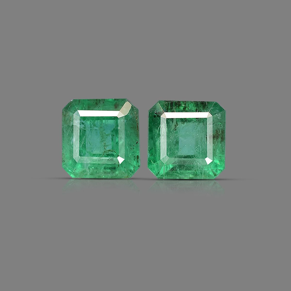 d0526-rg-pair-zam-em-710-1 7.62 Carats Emerald ( 8.47 Ratti Panna ) - Image 1