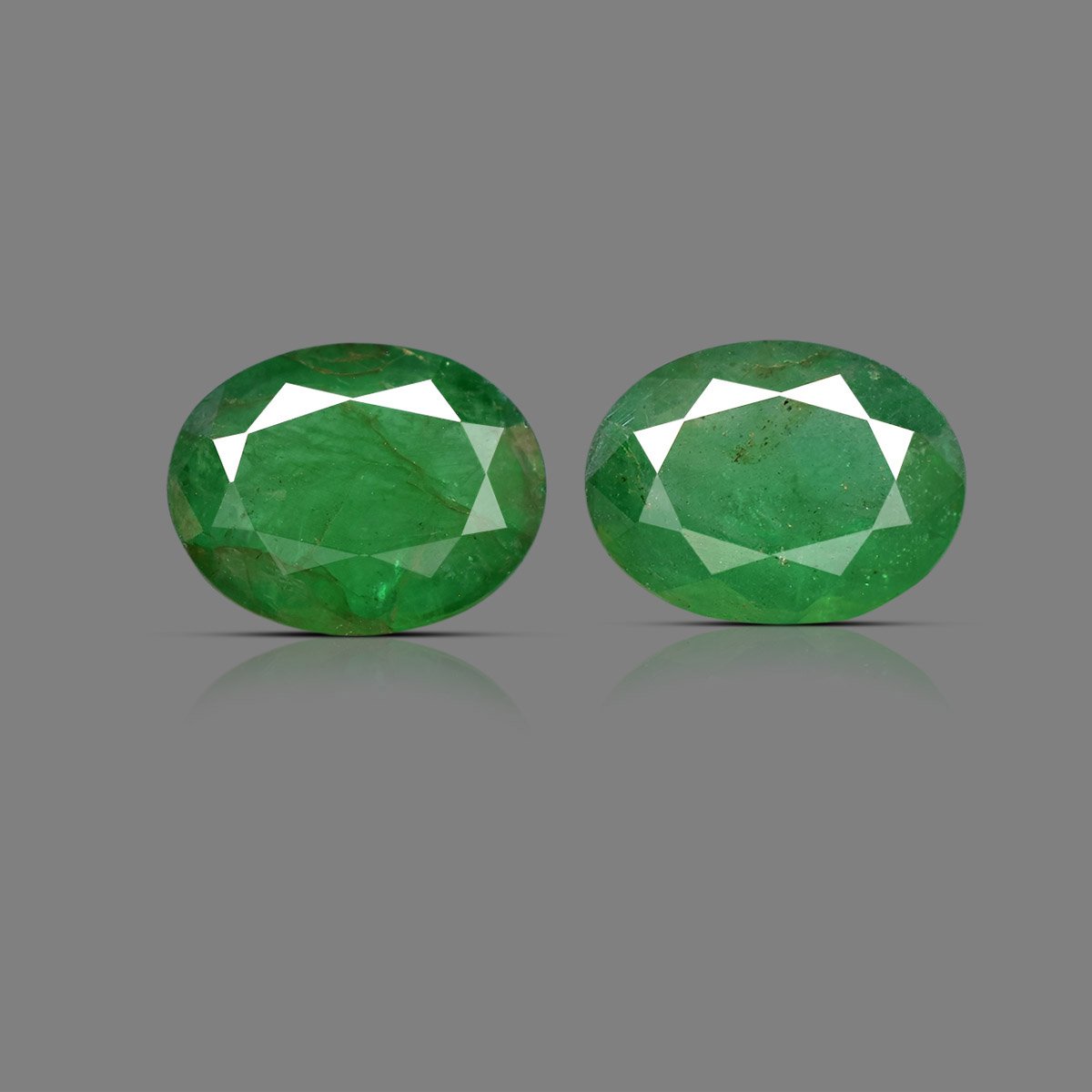 d0526-rg-pair-zam-em-713-1 7.91 Carats Emerald ( 8.79 Ratti Panna ) - Image 1