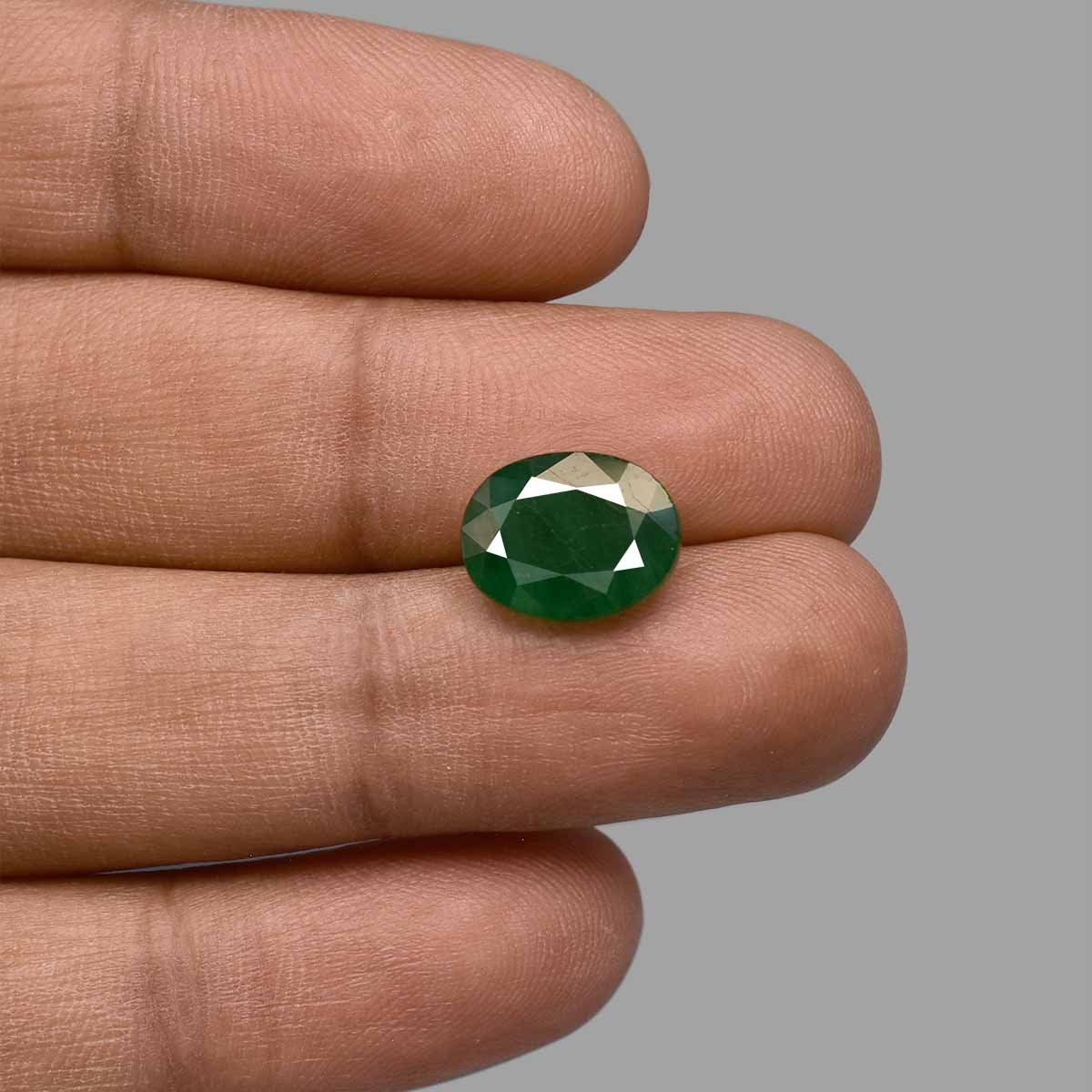 d0825-rg-em-205-5 5.54 Carats Emerald ( 6.16 Ratti Panna ) - Image 5