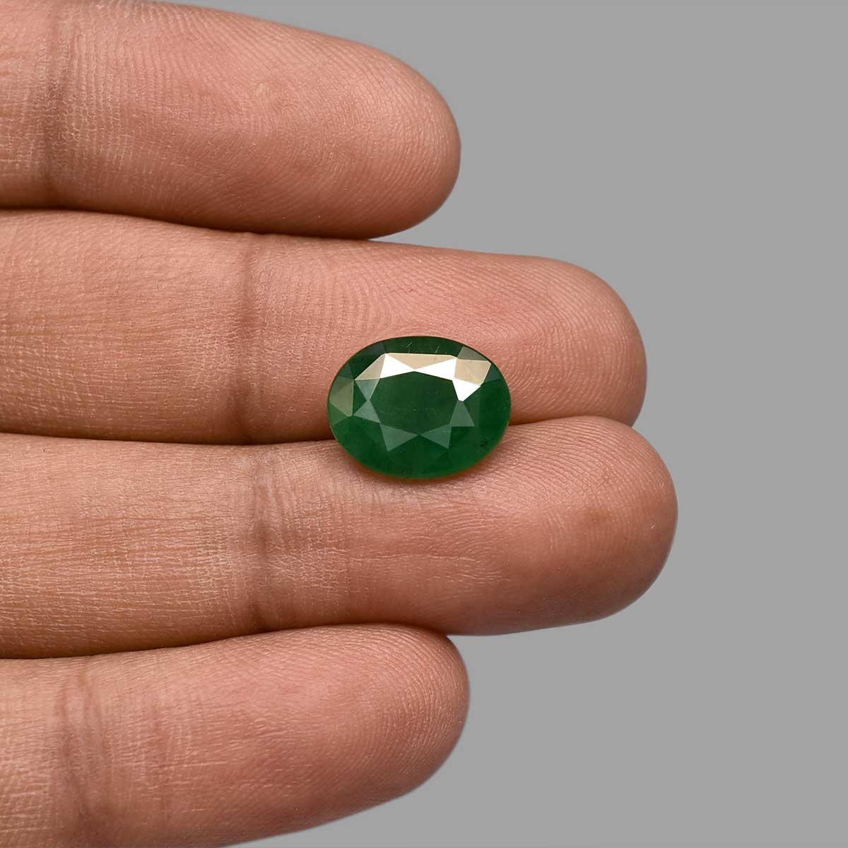d0825-rg-em-207-5 5.84 Carats Emerald ( 6.42 Ratti Panna ) - Image 5