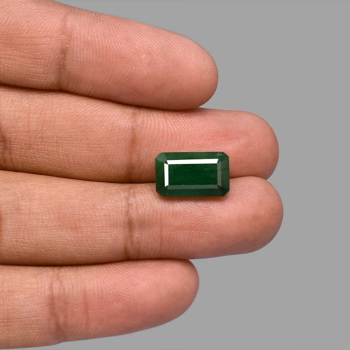 d0825-rg-em-222-5 8.44 Carats Emerald ( 9.38 Ratti Panna ) - Image 5