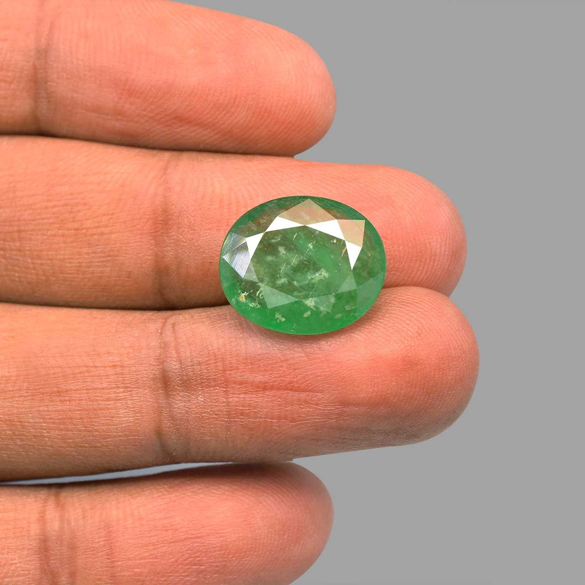 d0825-rg-em-361-5 8.74 Carats Emerald ( 9.71 Ratti Panna ) - Image 5