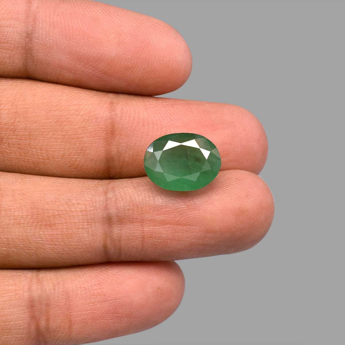 d0825-rg-em-391-5 8.49 Carats Emerald ( 9.43 Ratti Panna ) - Image 5