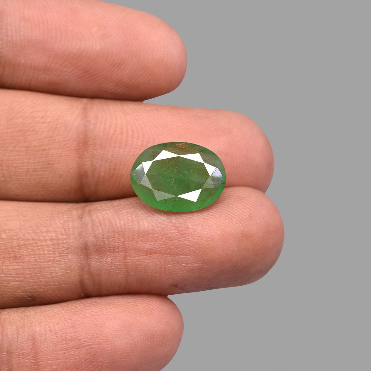 d0825-rg-em-430-5 5.86 Carats Emerald ( 6.51 Ratti Panna ) - Image 5