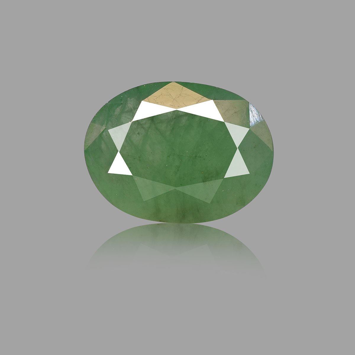 d0825-rg-em-440-1 6.45 Carats Emerald ( 7.17 Ratti Panna ) - Image 1