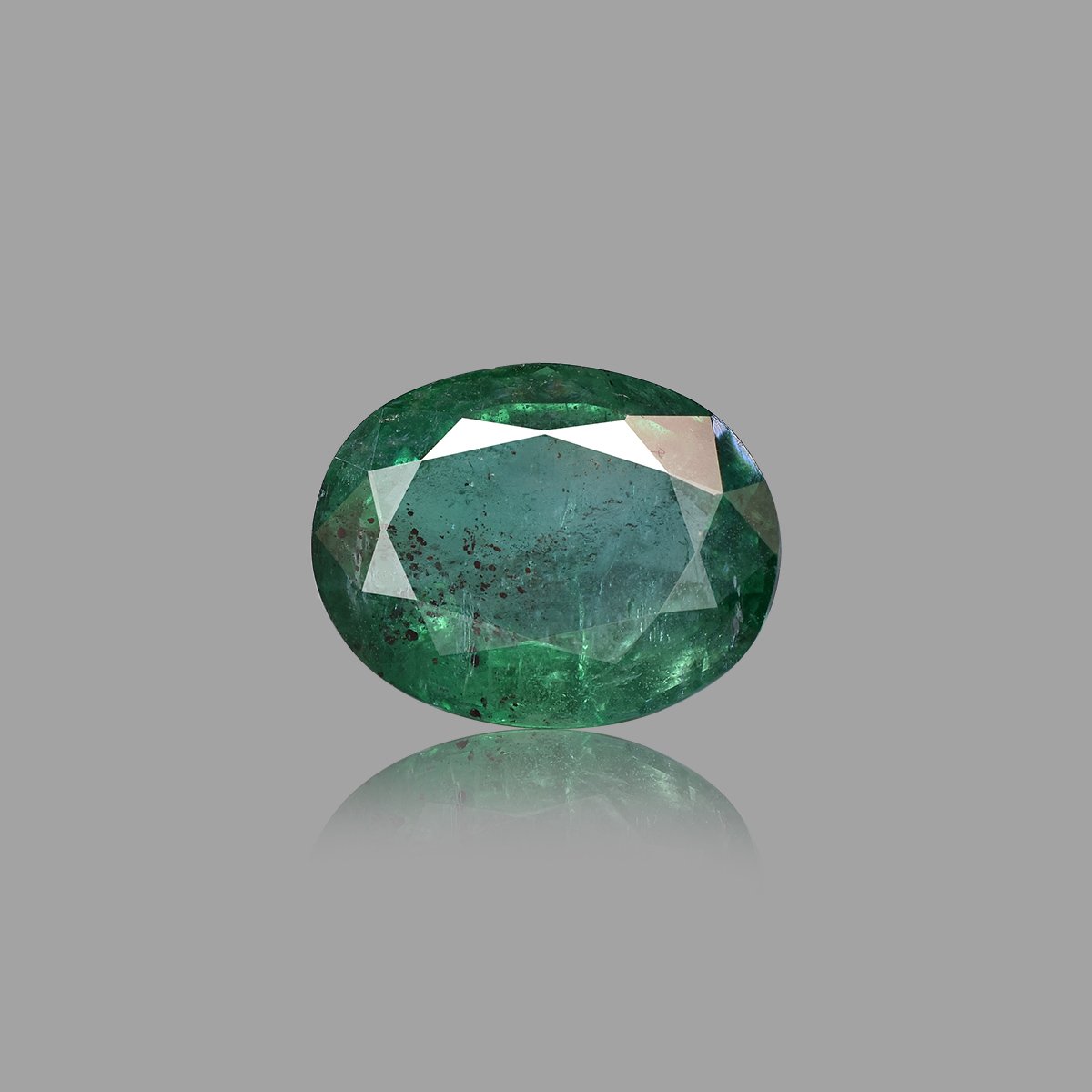 d0825-rg-em-501-1 11.39 Carats Emerald ( 12.66 Ratti Panna ) - Image 1