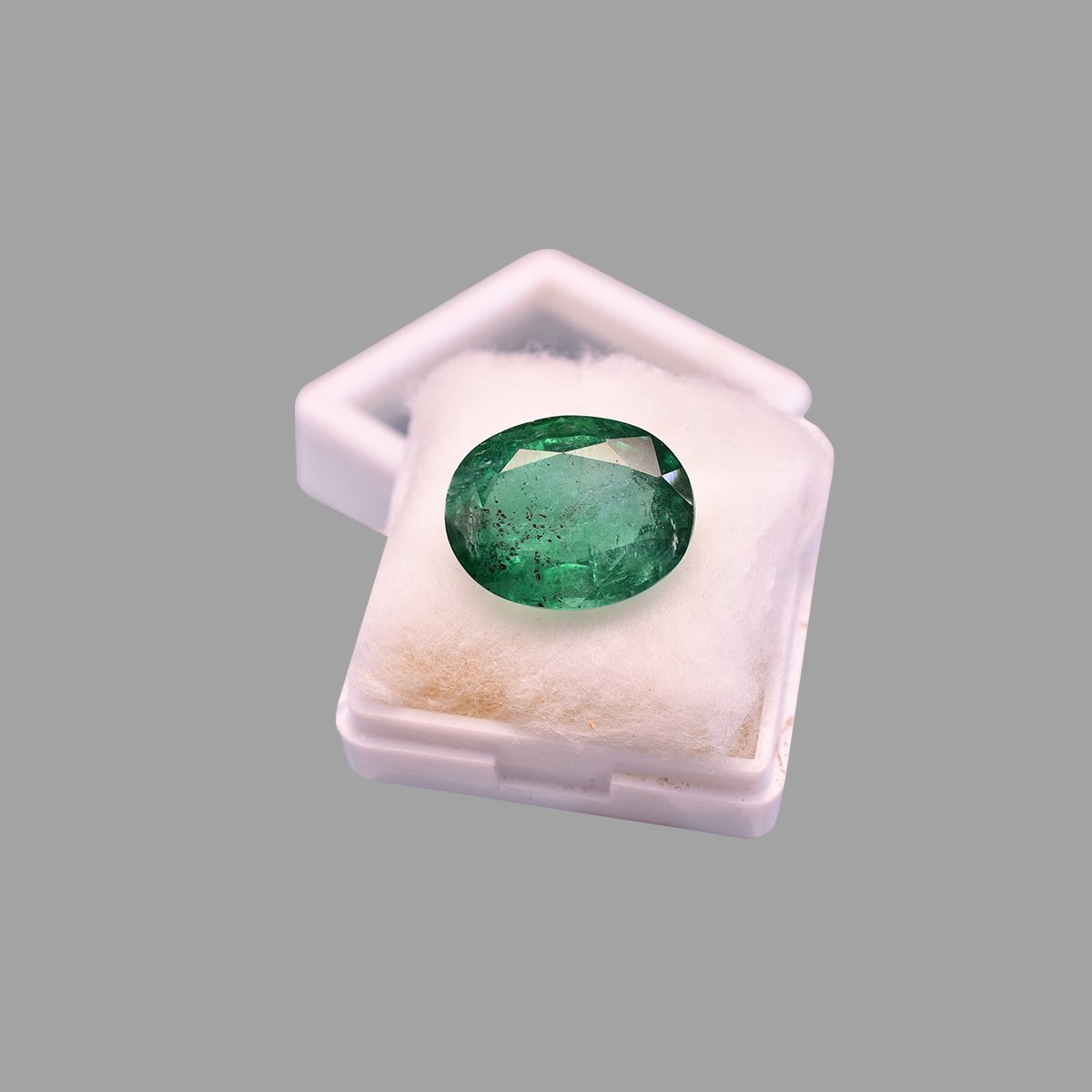 d0825-rg-em-501-6 11.39 Carats Emerald ( 12.66 Ratti Panna ) - Image 6