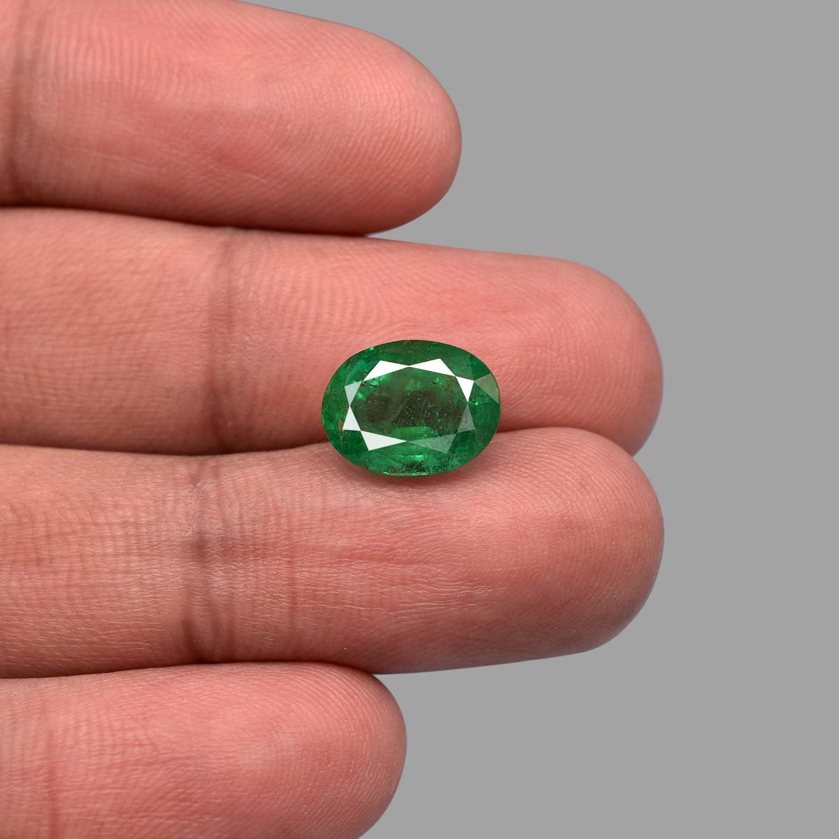 d0825-rg-em-538-5 5.49 Carats Emerald ( 6.1 Ratti Panna ) - Image 5