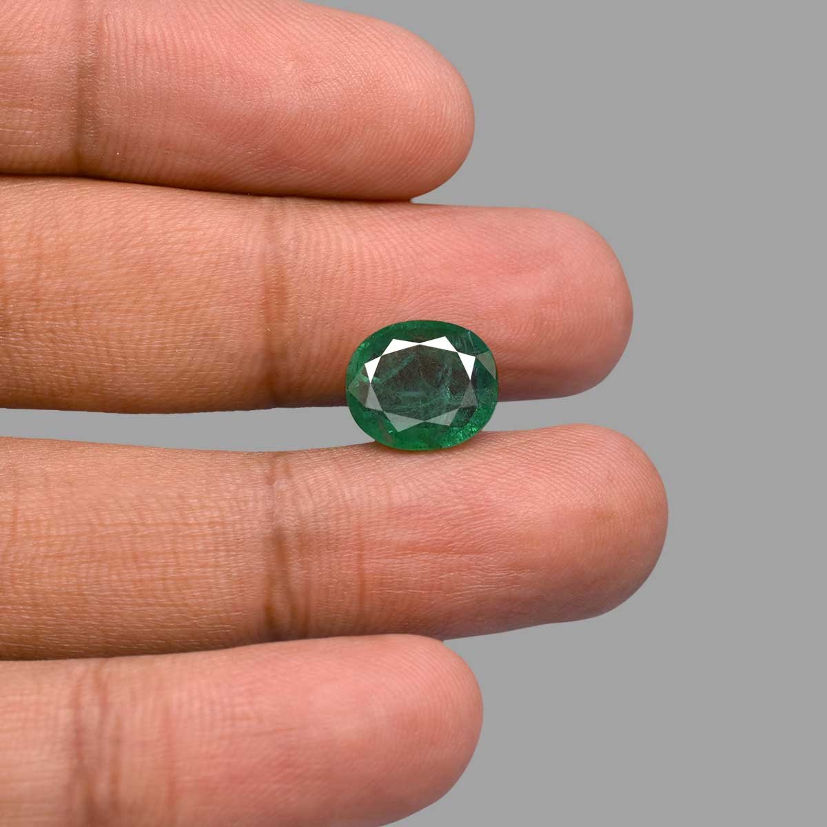 d0825-rg-em-570-5 4.86 Carats Emerald ( 5.4 Ratti Panna ) - Image 5