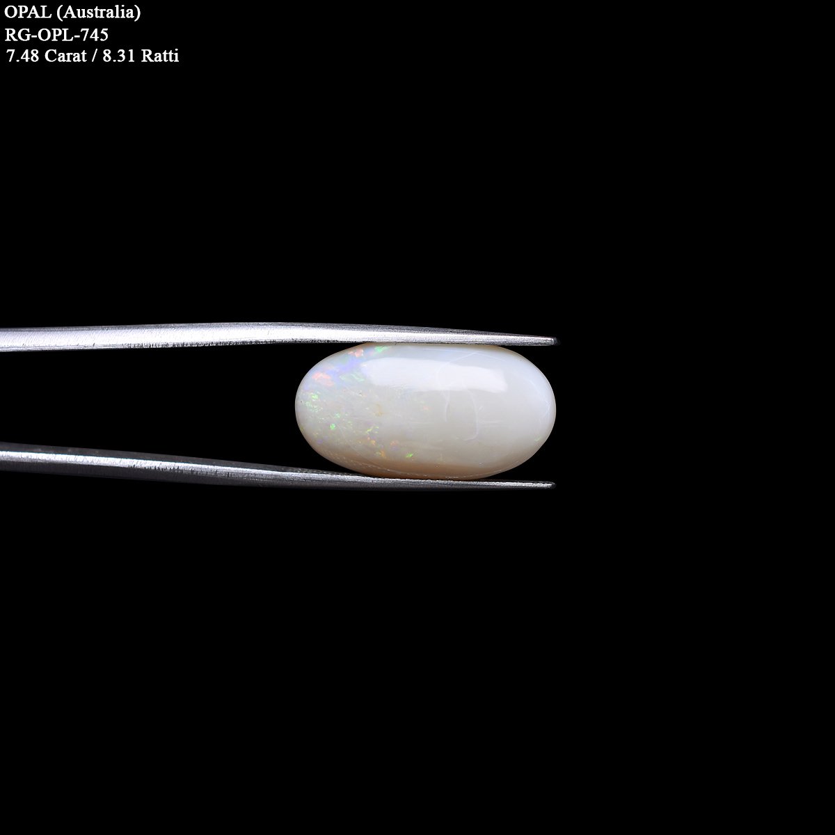 d0825-rg-opl-745-3 7.48 carats Opal ( 8.31 ratti Dudhiya Patthar ) - Image 3