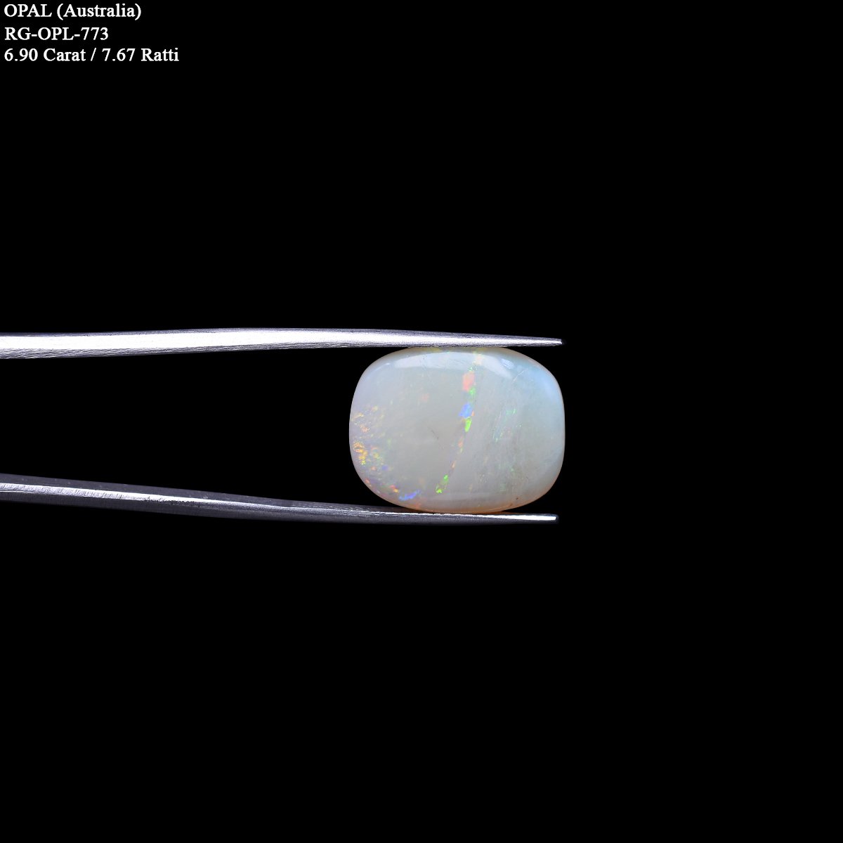 d0825-rg-opl-773-3 6.9 carats Opal ( 7.67 ratti Dudhiya Patthar ) - Image 3