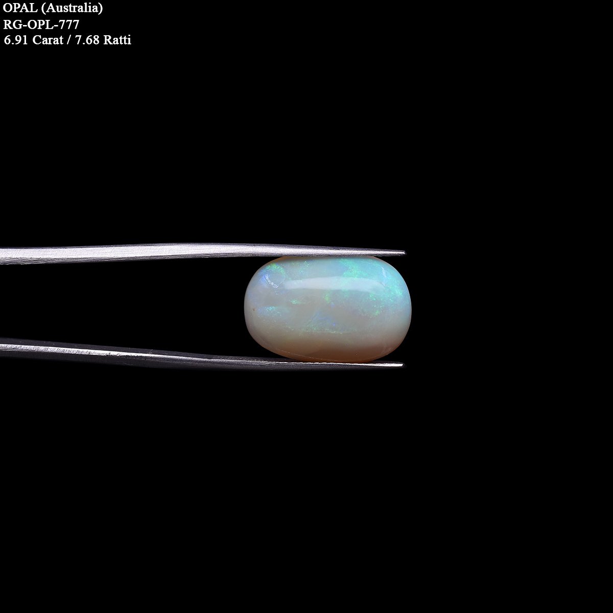d0825-rg-opl-777-3 6.91 carats Opal ( 7.68 ratti Dudhiya Patthar ) - Image 3