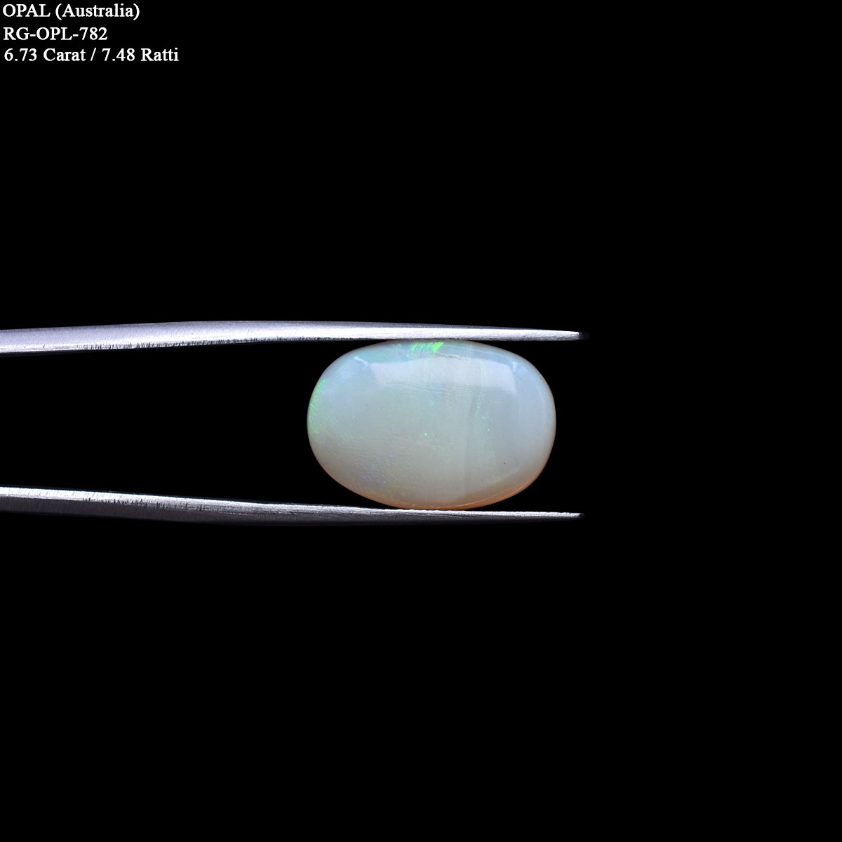d0825-rg-opl-782-3 6.73 carats Opal ( 7.48 ratti Dudhiya Patthar ) - Image 3